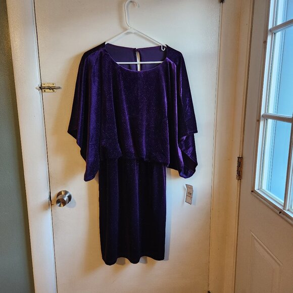 Jessica Howard Velvet Blouson dress NWT! - Picture 2 of 6
